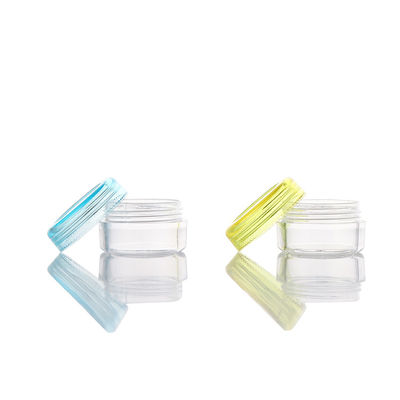 ふたが付いている化粧品のパッケージの透明な30g小型プラスチック瓶