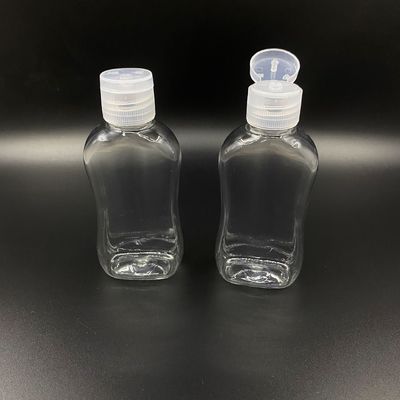 平らな75ml使い捨て可能なねじ帽子携帯用手のSanitizerのびん