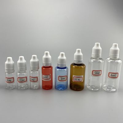 反盗難小さい口のタバコ オイル5ml 10mlのプラスティック容器のびん